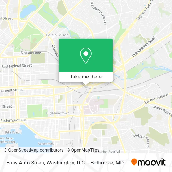 Easy Auto Sales map
