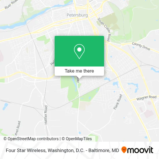 Four Star Wireless map