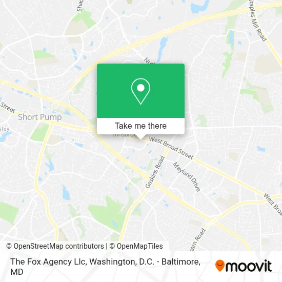 The Fox Agency Llc map