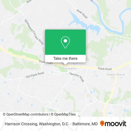 Harrison Crossing map