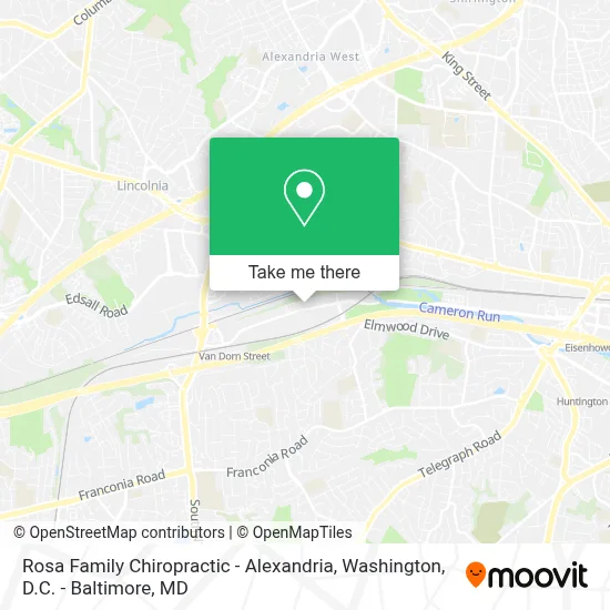 Rosa Family Chiropractic - Alexandria map
