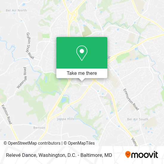 Relevé Dance map