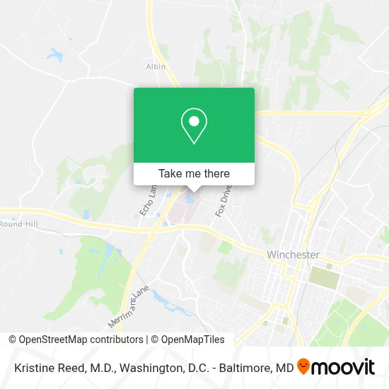Kristine Reed, M.D. map