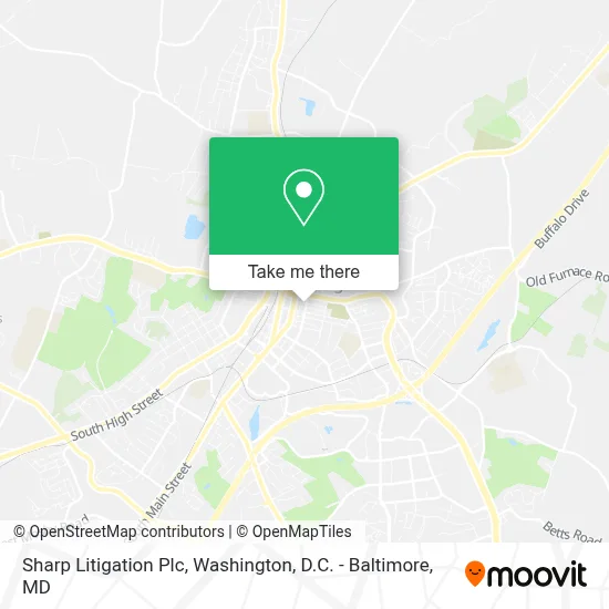 Sharp Litigation Plc map