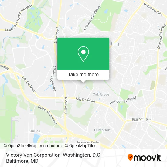 Victory Van Corporation map