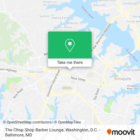 The Chop Shop Barber Lounge map