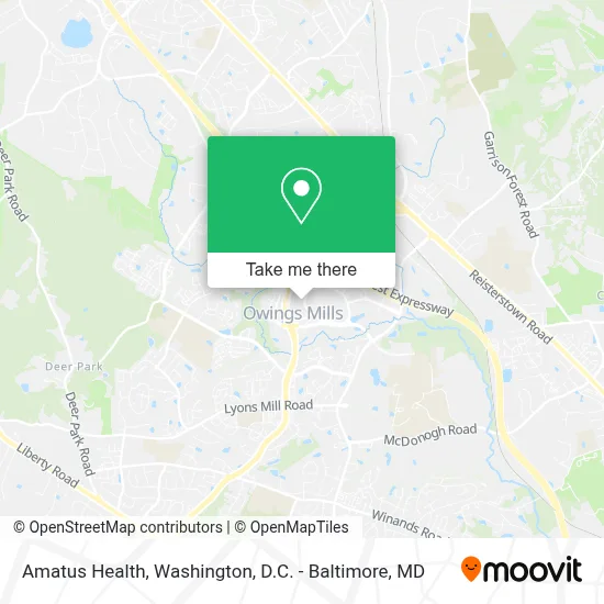 Amatus Health map
