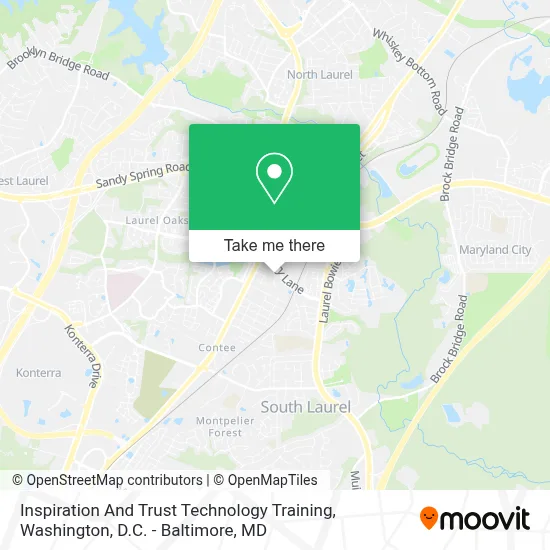 Inspiration And Trust Technology Training map