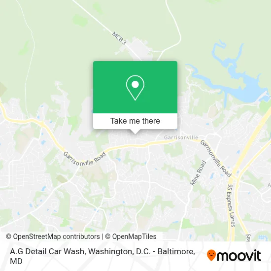 A.G Detail Car Wash map