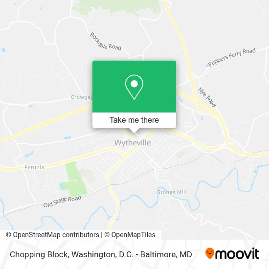 Chopping Block map
