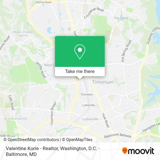Valentine Korie - Realtor map