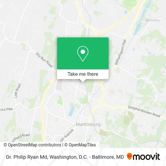 Dr. Philip Ryan Md map