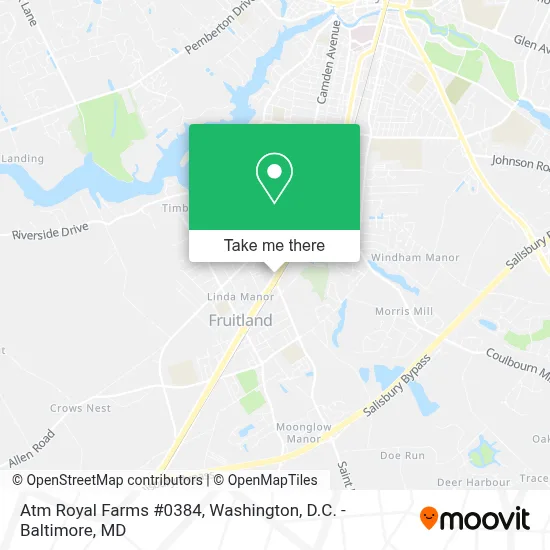 Atm Royal Farms #0384 map