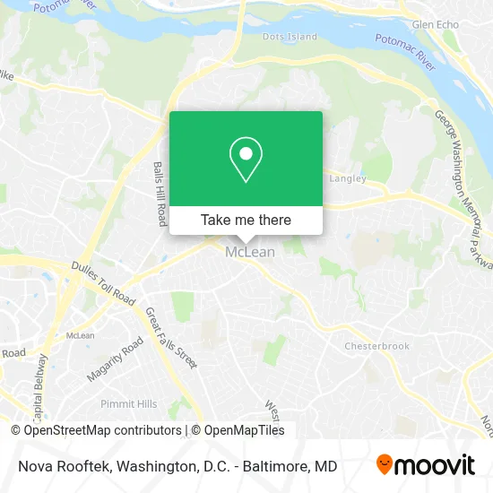 Nova Rooftek map
