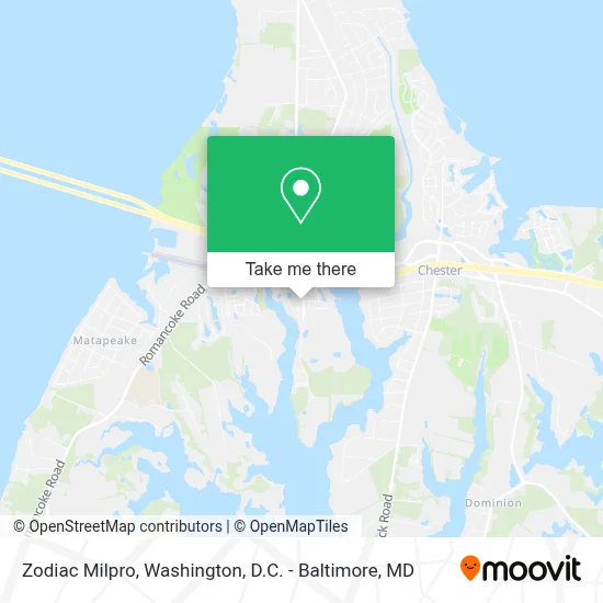 Zodiac Milpro map