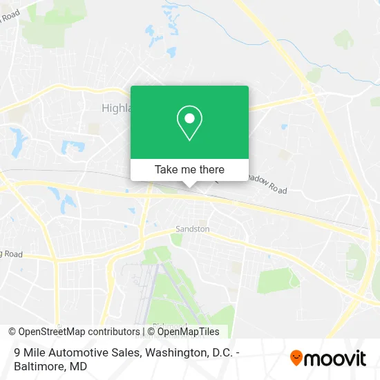 9 Mile Automotive Sales map