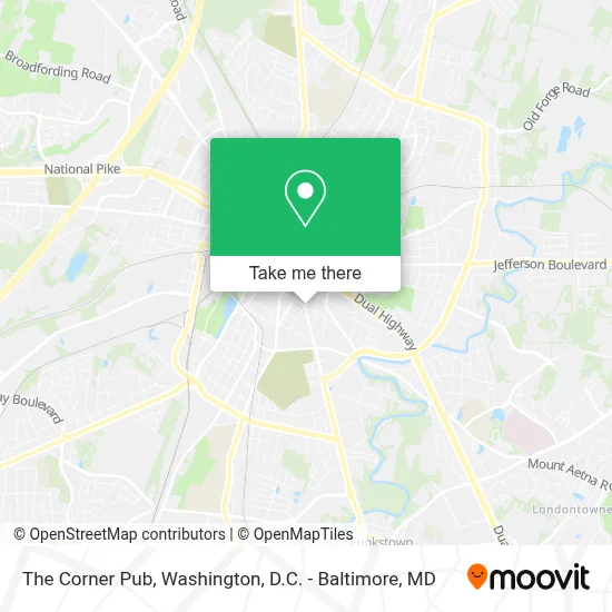 The Corner Pub map