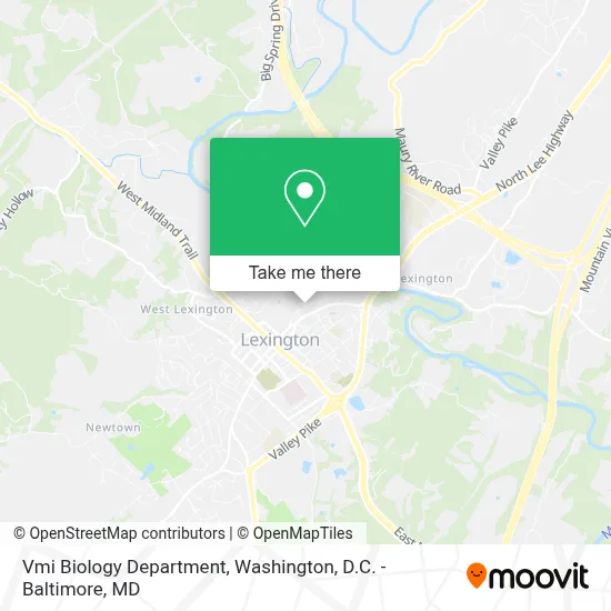 Vmi Biology Department map