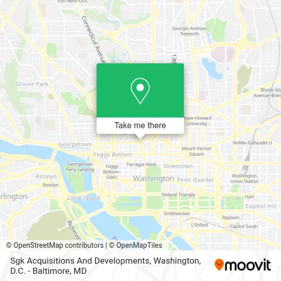 Sgk Acquisitions And Developments map