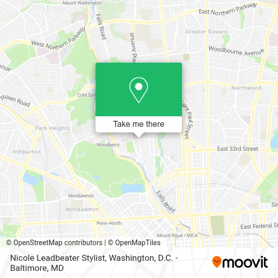 Nicole Leadbeater Stylist map