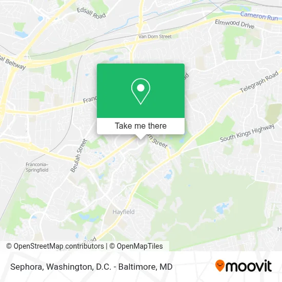Sephora map