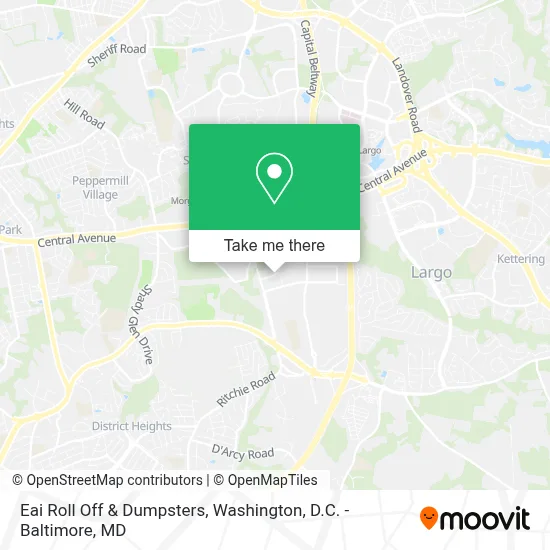 Eai Roll Off & Dumpsters map