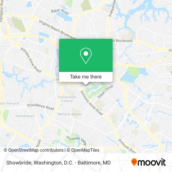 Showbride map