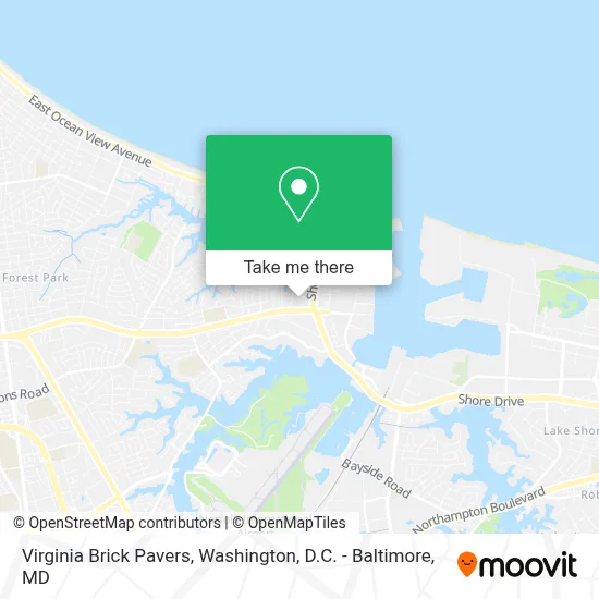 Virginia Brick Pavers map