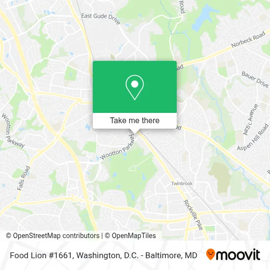 Food Lion #1661 map