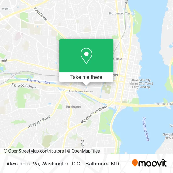 Alexandria Va map