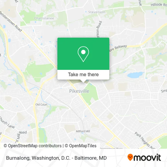 Burnalong map