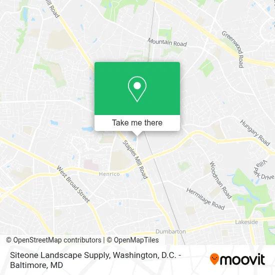 Siteone Landscape Supply map