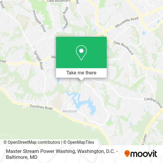 Master Stream Power Washing map