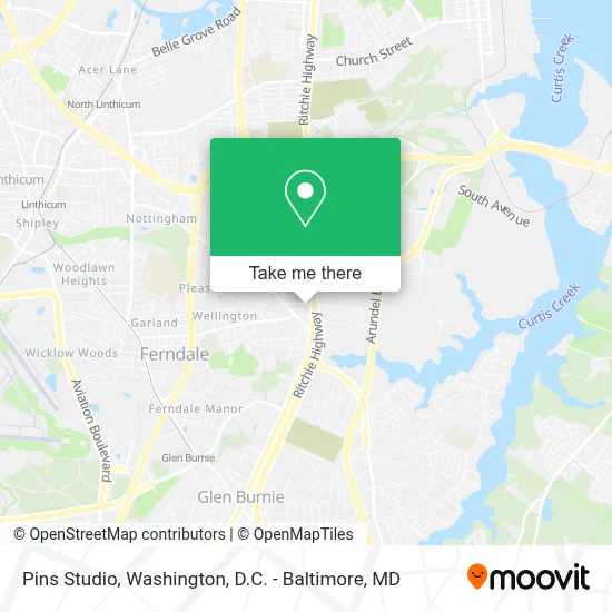 Pins Studio map