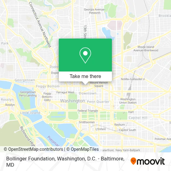 Bollinger Foundation map