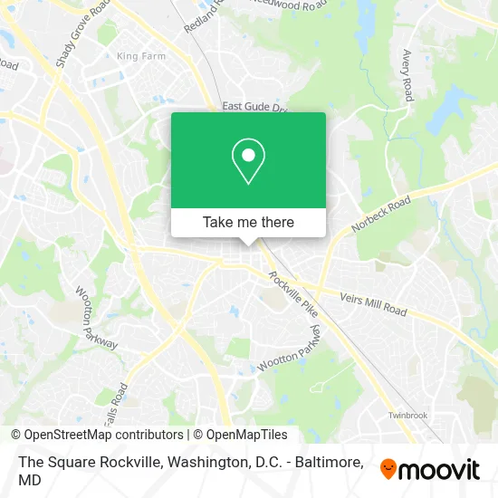 The Square Rockville map