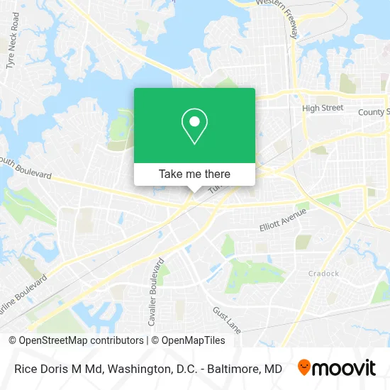 Rice Doris M Md map