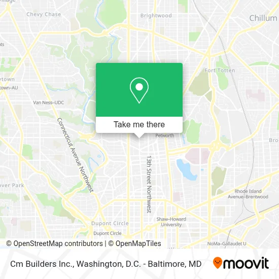 Cm Builders Inc. map