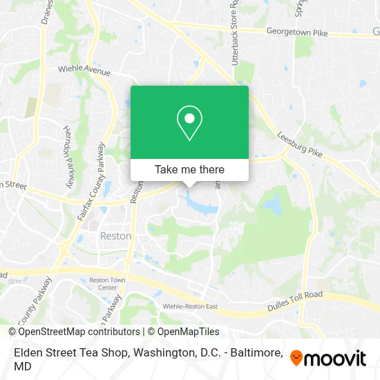 Elden Street Tea Shop map