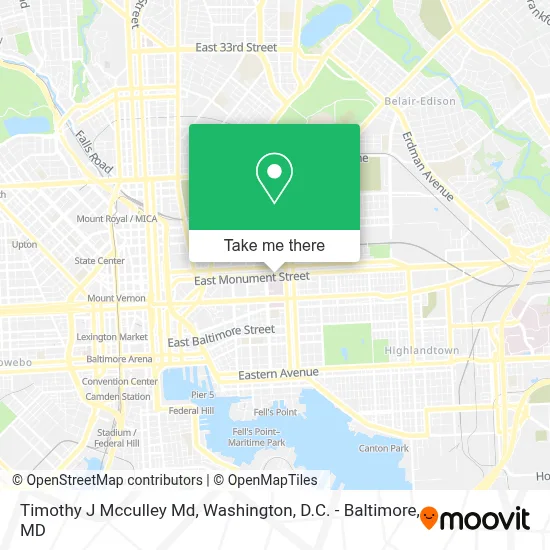 Timothy J Mcculley Md map