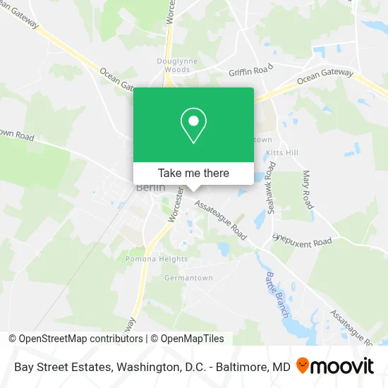 Bay Street Estates map
