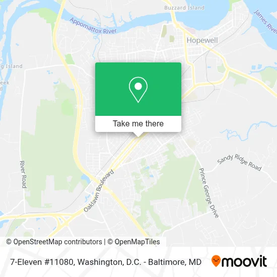 7-Eleven #11080 map