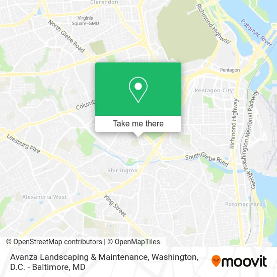 Avanza Landscaping & Maintenance map
