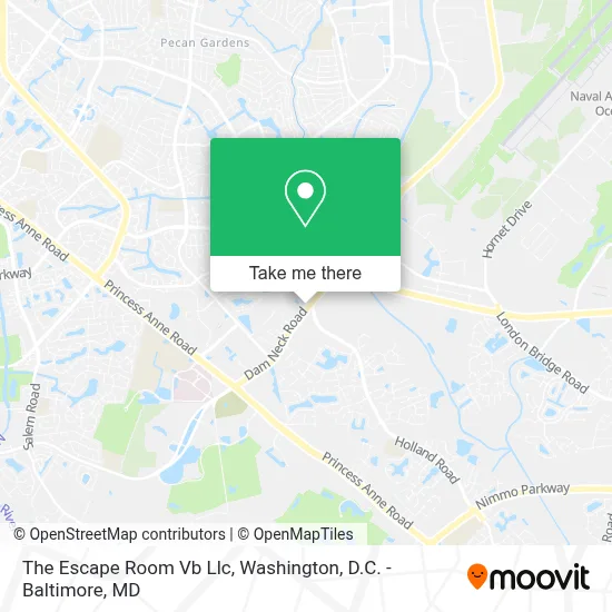 The Escape Room Vb Llc map