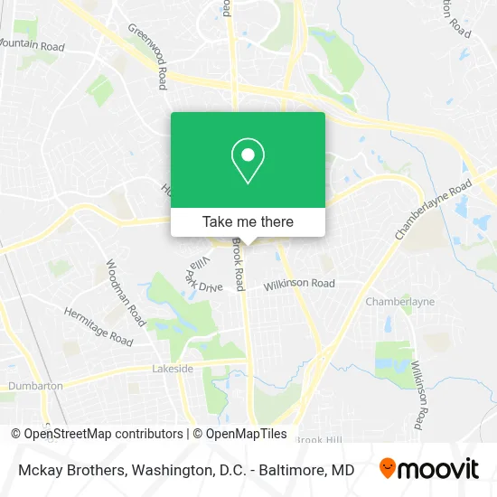 Mckay Brothers map