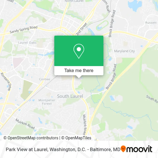 Park View at Laurel map