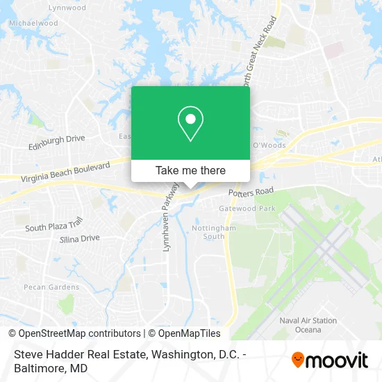 Steve Hadder Real Estate map