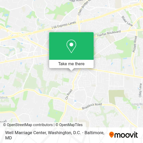 Well Marriage Center map