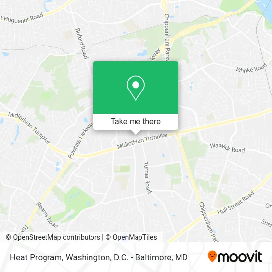 Heat Program map