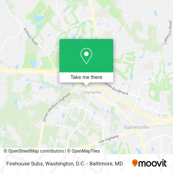 Firehouse Subs map